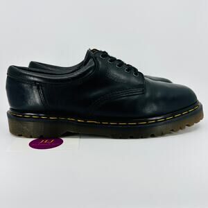 Dr. Martens Men's 8053 Made in England Black Leather Shoes Size 10 UK/ 11 US